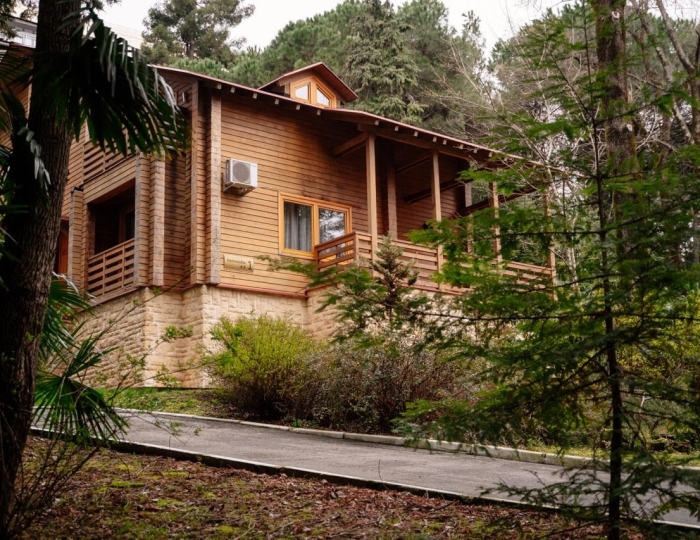 Деревянный сруб - Санаторий «Беларусь» Сочи